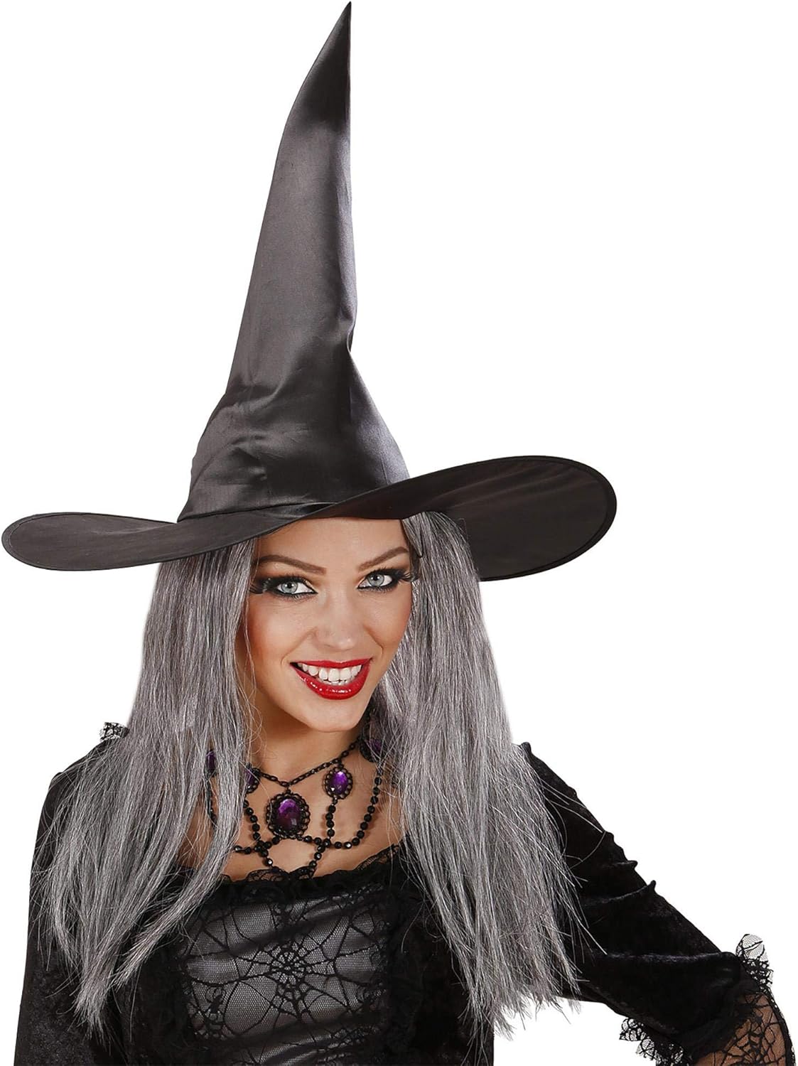 Halloween hat with hair Clearance