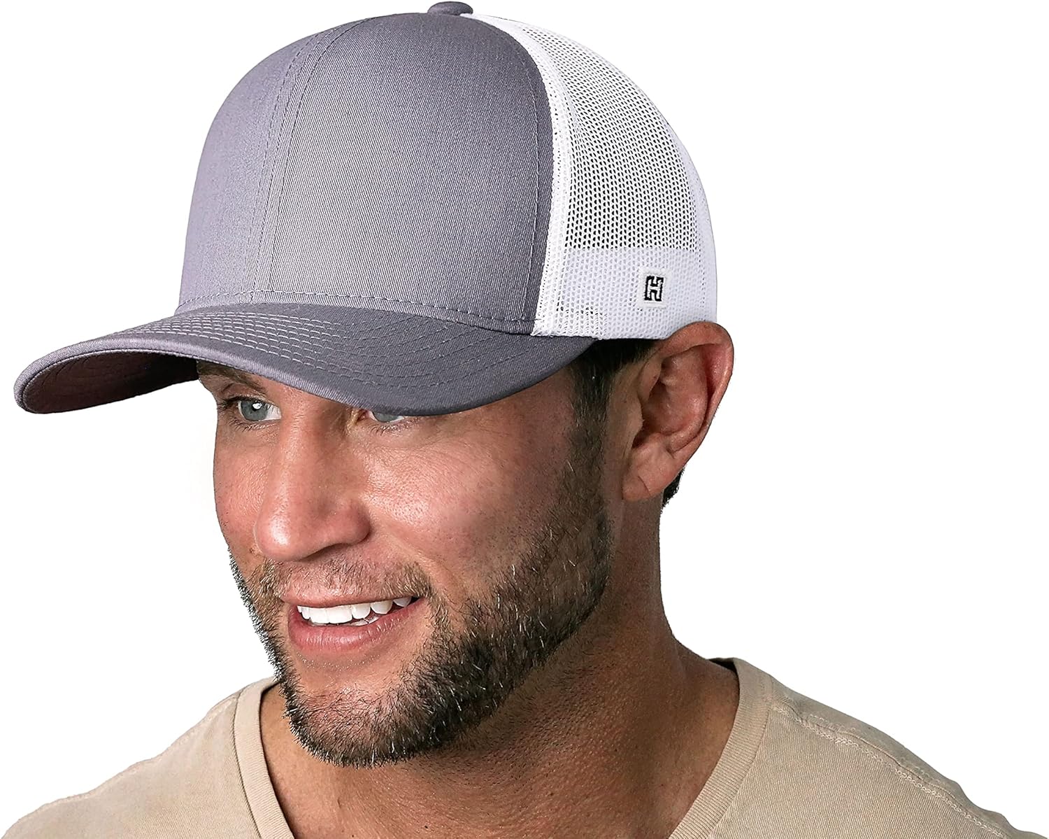 HAKA Hat for Men & Women, Blank Mesh Trucker Hat & Blank Performance Hat Snapback Adjustable Baseball Cap