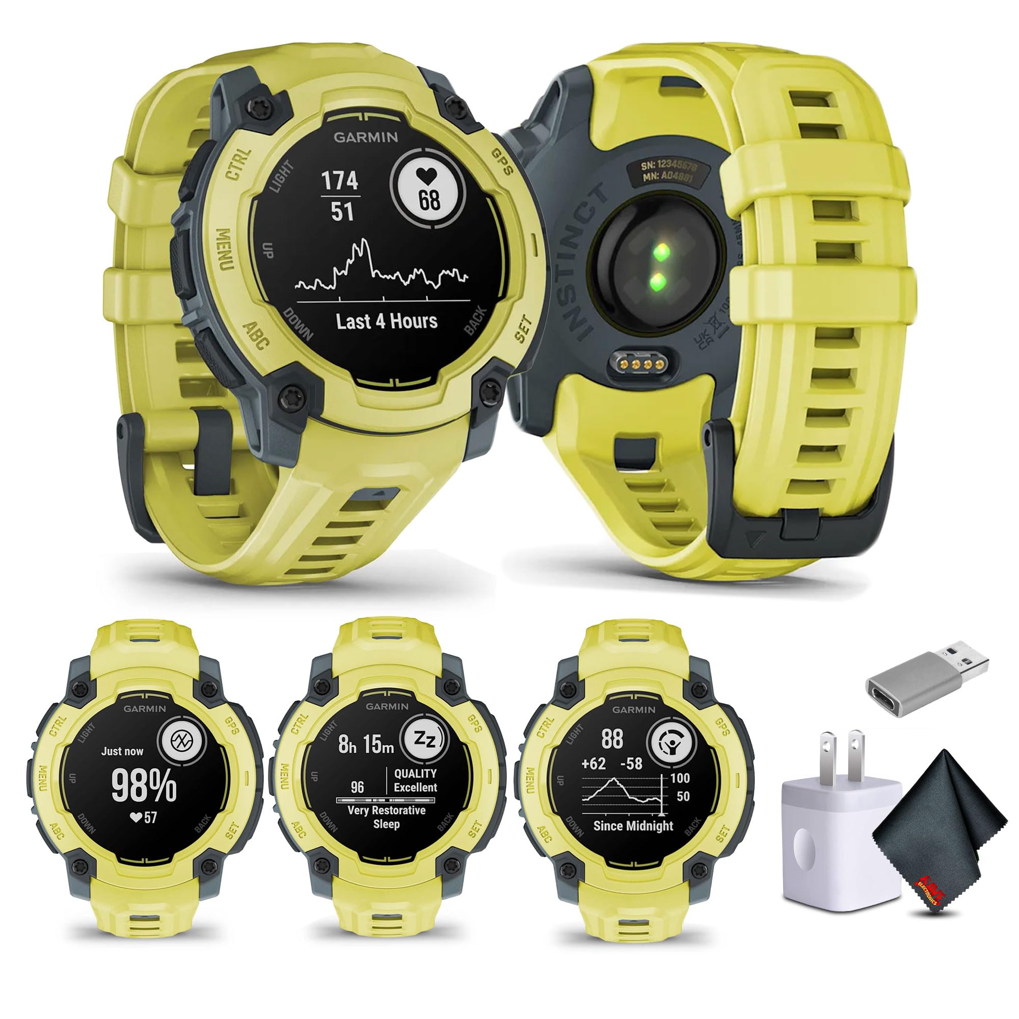 Amazon.com: Garmin Instinct E 45mm, Outdoor GPS Smartwatch
