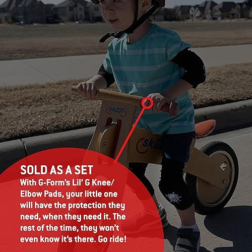 Miniatura 6 de G-Form Lil' G Toddler Knee & Elbow Guard Set - Toddler Elbow & Knee Guards with Pads - Protective Cycling Guards for Toddlers - Bike Accessories &