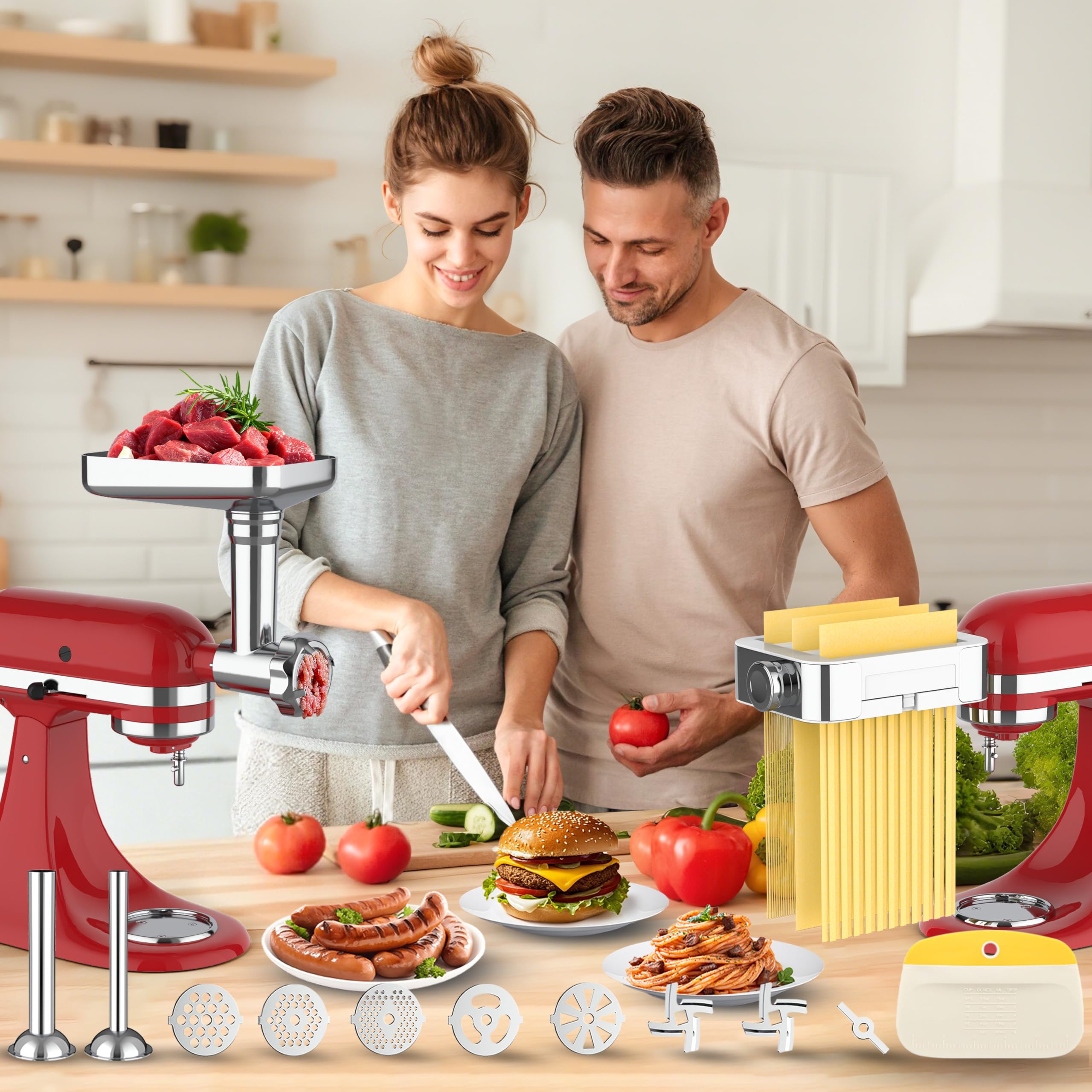 KitchenAid キッチンエイド スタンドミキサー パスタ ソーセージ