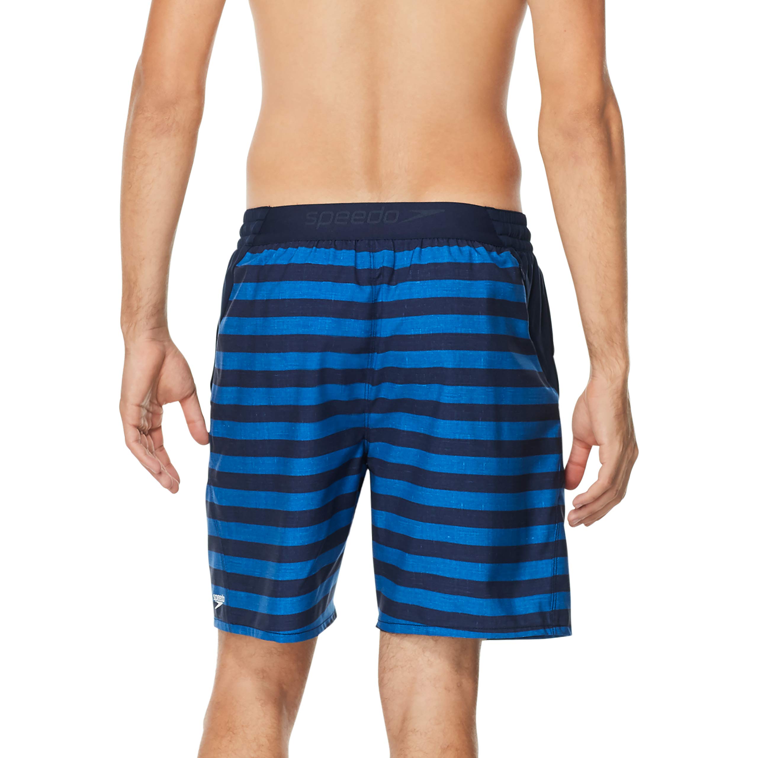 Speedo Swim Trunk Mid Length Redondo Impreso Traje de baño para hombre (1)