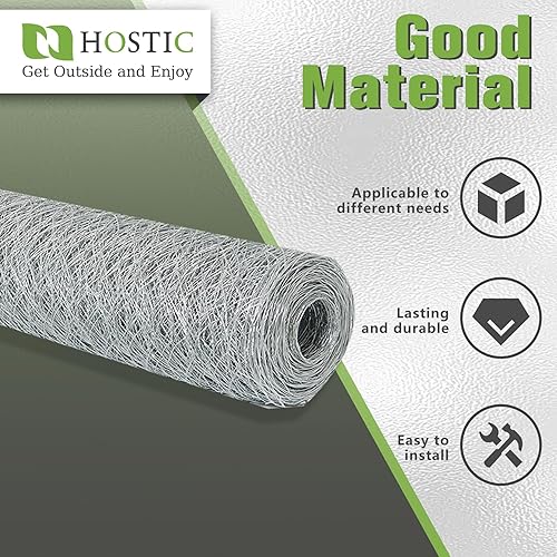 Miniatura 8 de Malla de alambre de pollo Malla de alambre galvanizada hexagonal para jardín de aves de corral que cerca la barrera 4FTx150FT