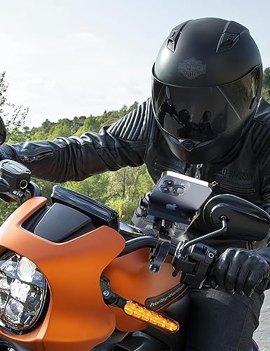 Miniatura 7 de Soporte de teléfono para bicicleta eléctrica, de montaña, scooter y motocross – Soporte giratorio de 360° para teléfono – Soporte de teléfono para