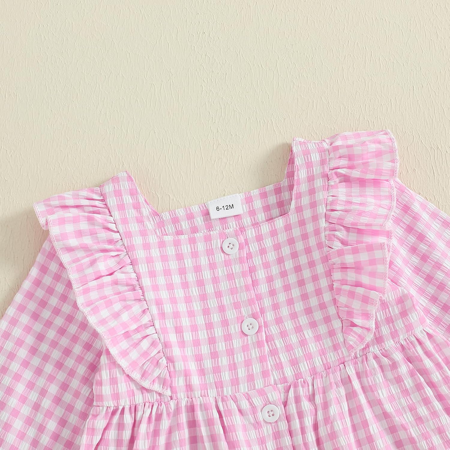 Jean Pants Set for Toddler Baby Girl Fall Two Piece Outfit Long Sleeve Ruffle Plaid Top Ripped Denim Trousers