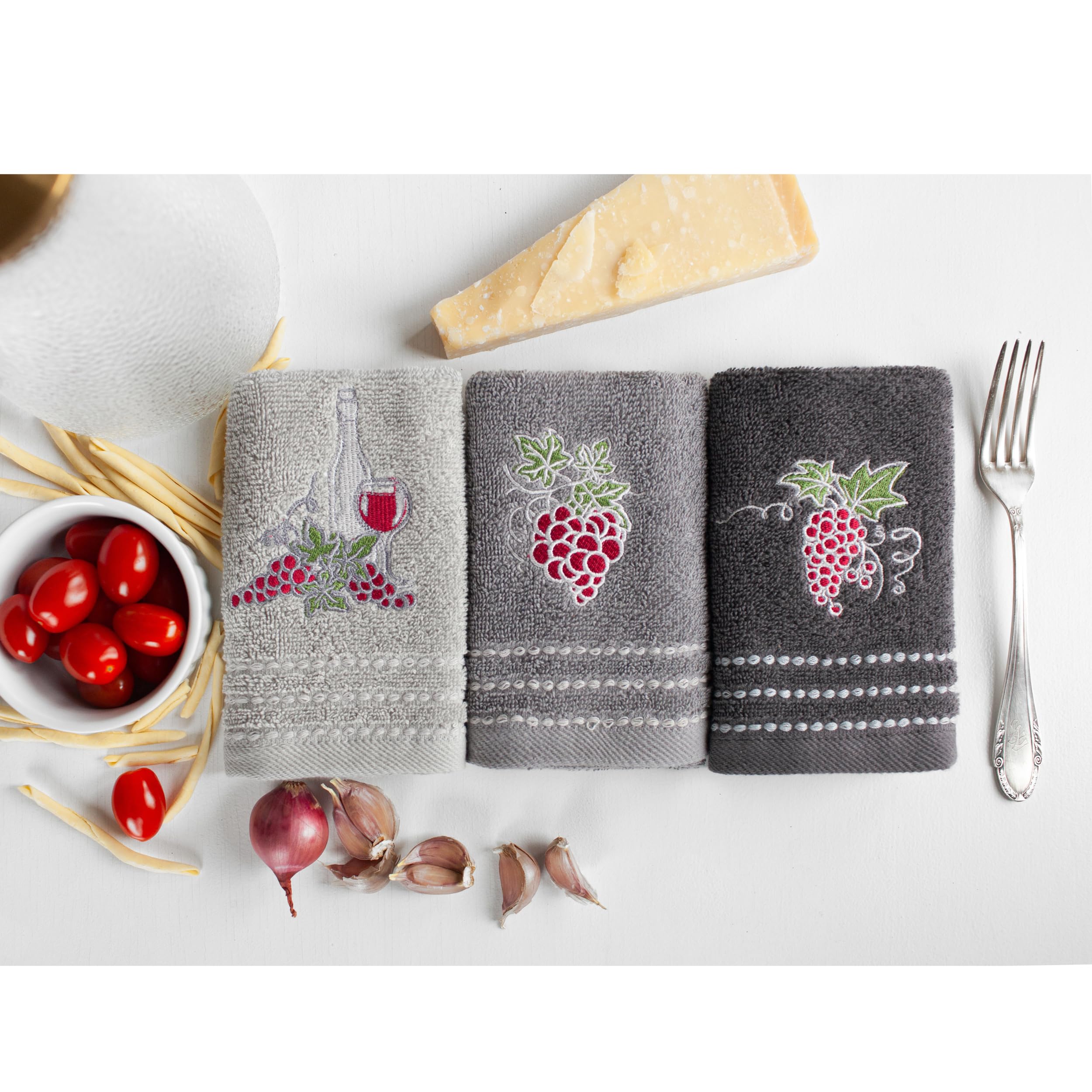 Serviette Visage Serviette Toilette Damaloo Lot De 3 Petites Serviettes En Coton 30x50cm - Pour Les Mains Et Le Visage - Set De Serviettes Pour Invitu00e9s Pour Les Toilettes - Serviettes Pour