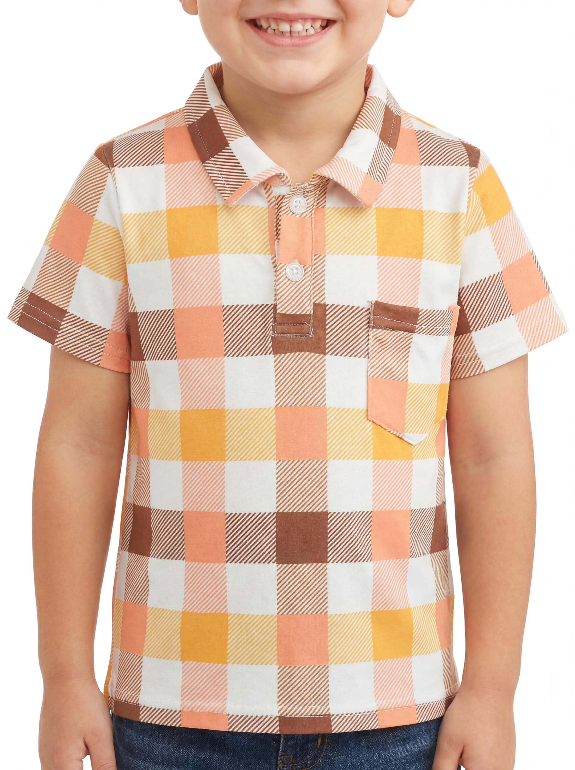 Unique Baby Moisture Wicking Kids Polo Shirts for Toddler Boys Polo Shirt