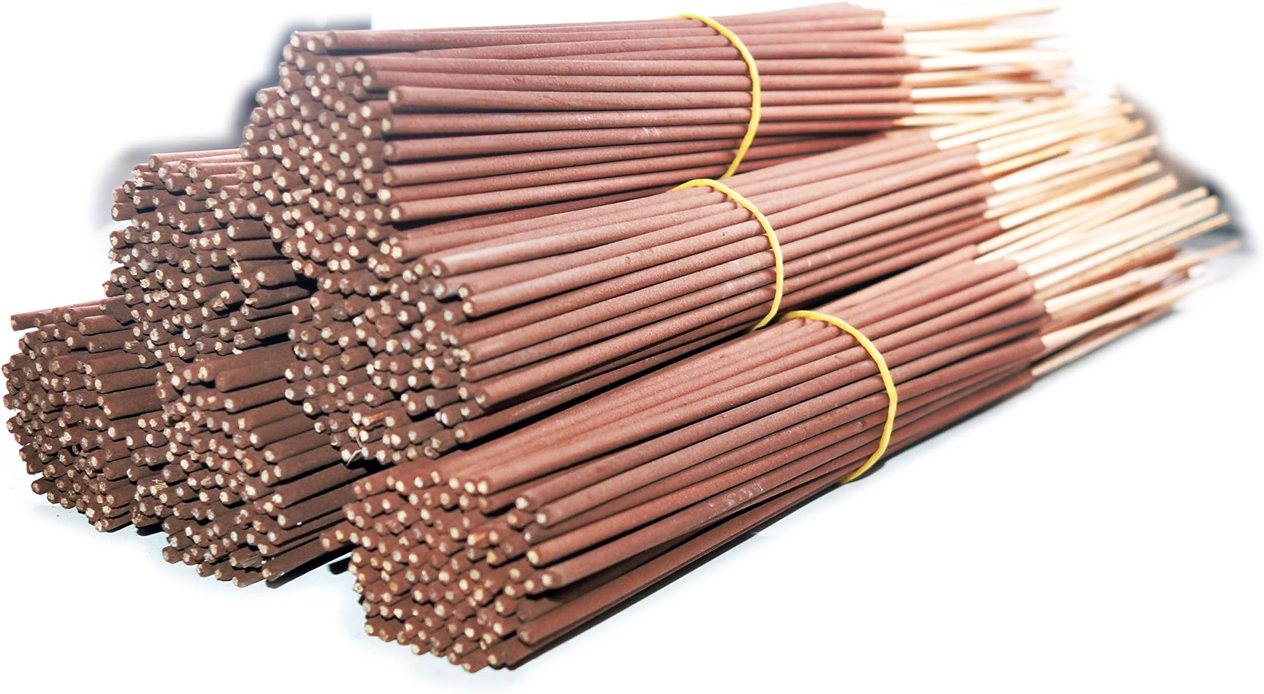 100 Bundles AURA VARIETY Premium Natural UNSCENTED UNCOLORED 11" Incense Stick Bundles - Punk Sticks