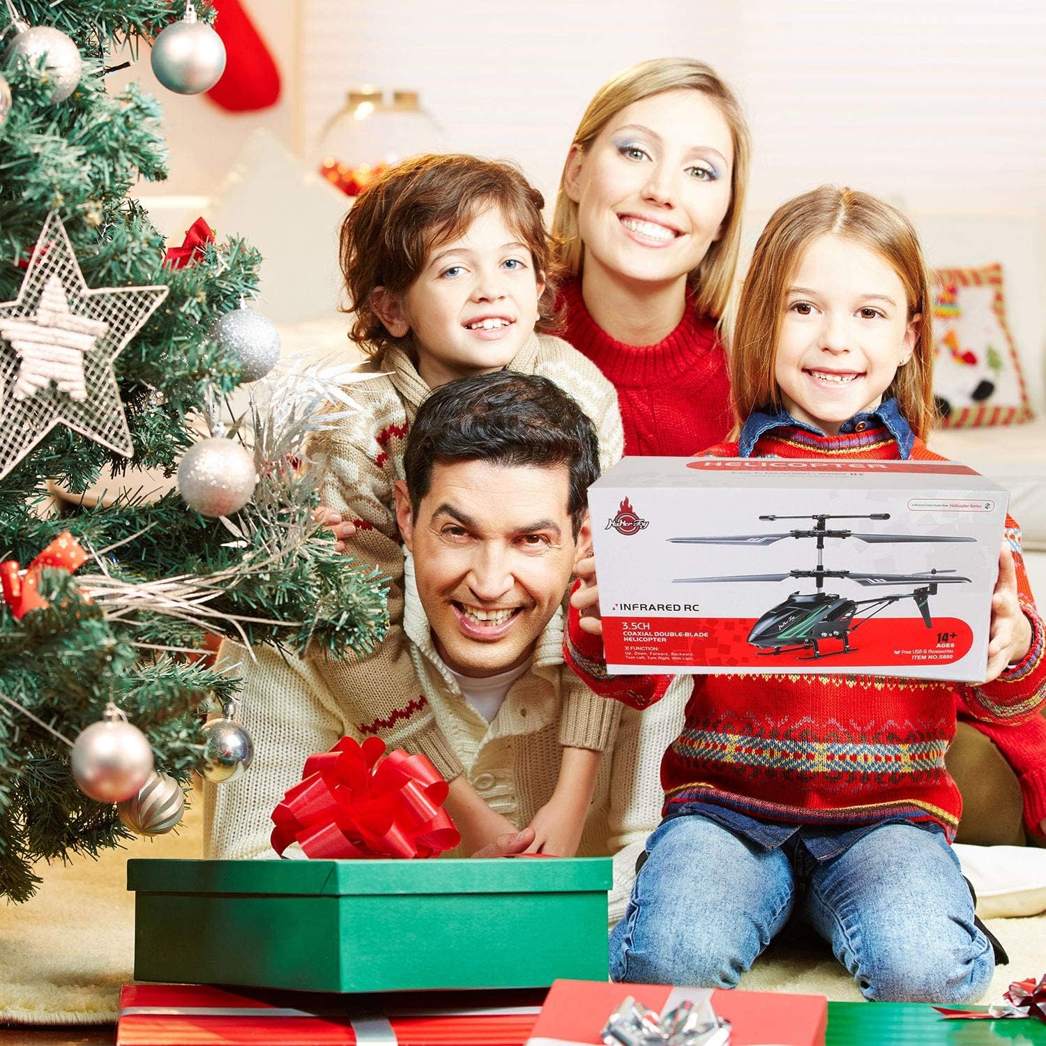 HisHerToy Remote Control Helicopter with Gyro and LED Lights 3.5 Channel RC Helicopter for Kids Adults Blade Indoor Micro Helicopter for Kids with Remote Control for Boys Girls