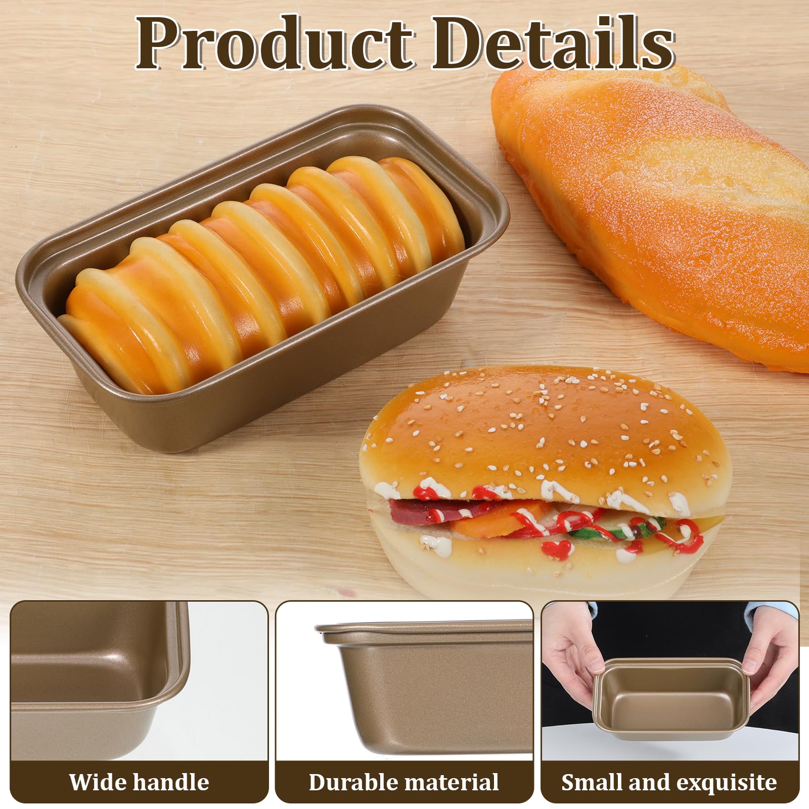Amazon.com: Lyksgir 12 Pcs Mini Loaf Pans Small Banana Bread Tins
