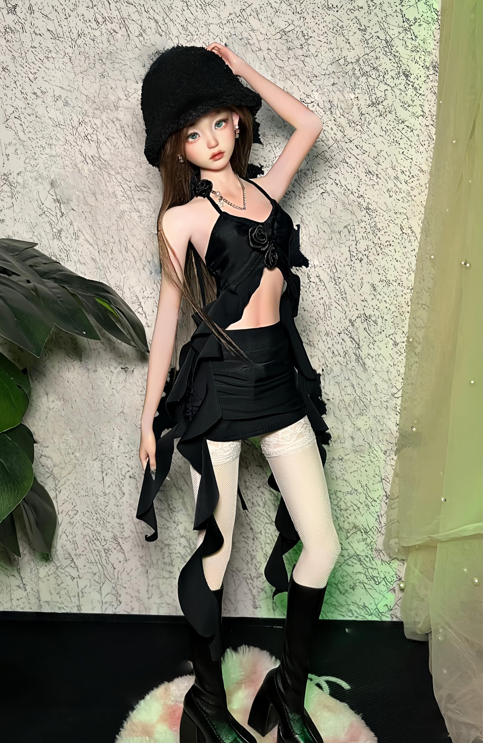 Bjd Puppenkleidung für 1/3 1/4 Bjd-Puppen, Ballgelenk-Puppenkleidung, handgefertigt, stilvoll (A 1/3)