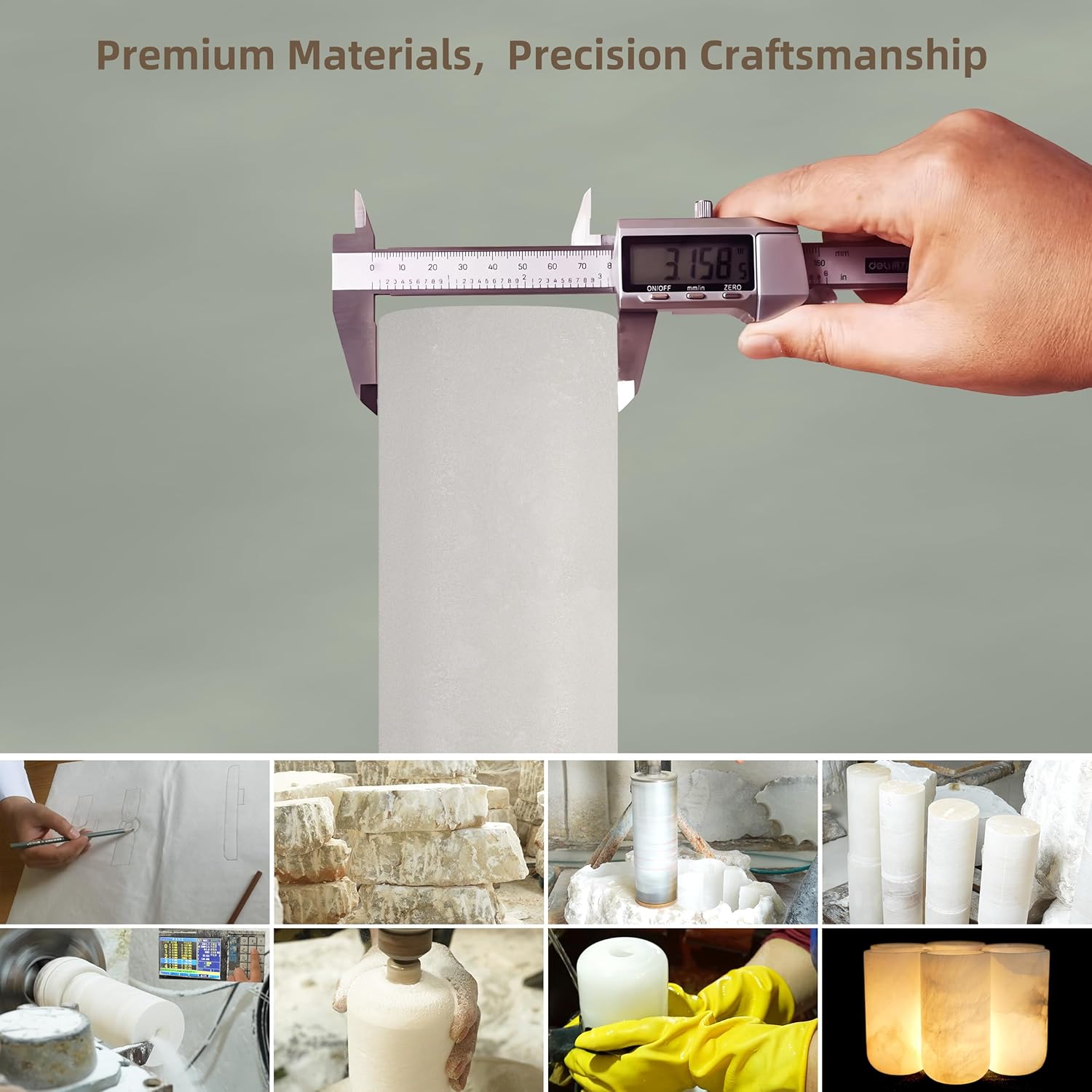 Alabaster Wall Sconce, Solid Brass Sconce with Natural Spanish Alabaster, 12.4 in Vanity Lights for Bathroom, Hardwired Wall Lamp for Bedroom Living Room Staircase Hallway, LED E12 Bulb