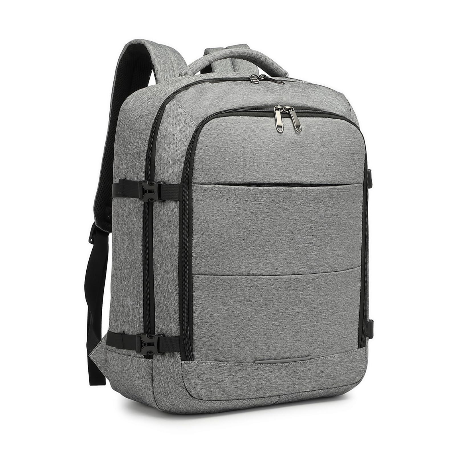 KonoCarry On Backpack Easyjet Underseat Cabin Bag 45x36x20cm Hand Luggage Shoulder Bag for Work Travel School and Laptop 30L (Grey)