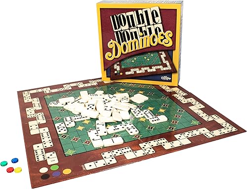 Calliope Juegos de dominó dobles dobles - Juego de mesa de dominó de tren mexicano con un giro - Juego familiar para noche de juegos -2-4 jugadores