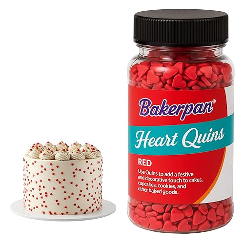 Miniatura 9 de Bakerpan Gránulos azules y blancos de 5.1 onzas para decoración de pasteles, Nonpareils comestibles para cupcakes, helados, decoraciones de pasteles