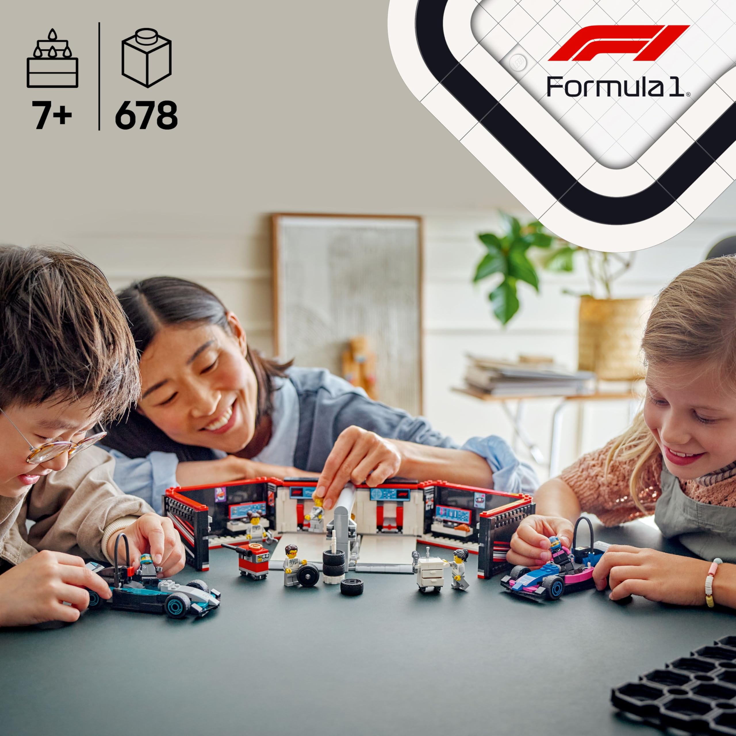 LEGO City Formula 1 Garagem de F1® e Carros da Mercedes-AMG e