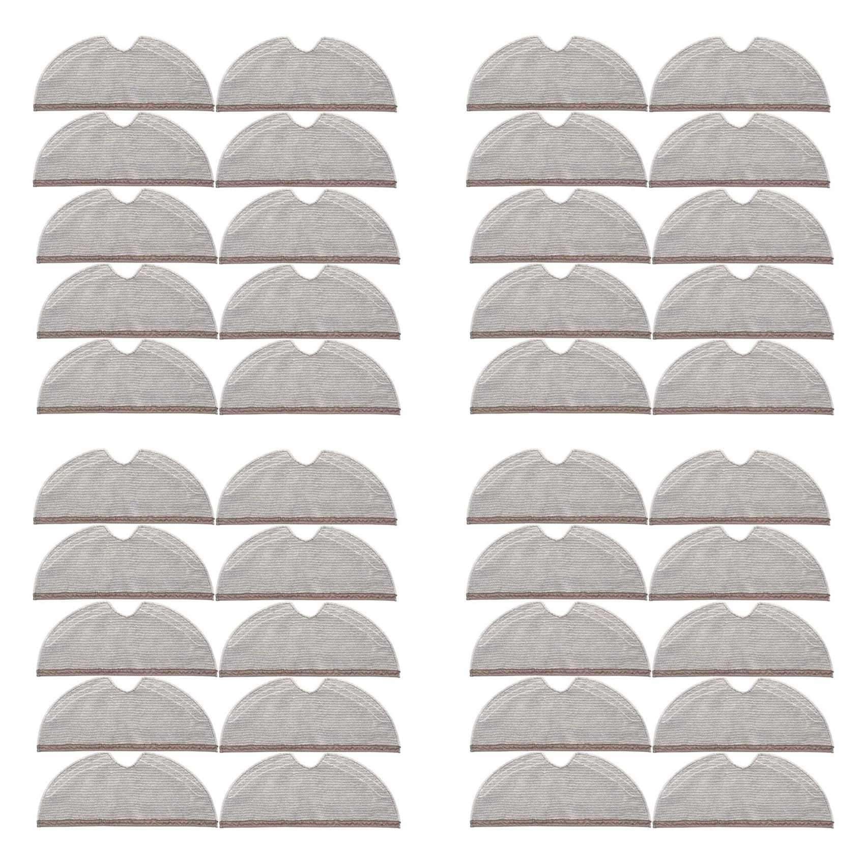 Hndhbfgrt 40Pcs Full Coverage Mopping Cloths for S5 S50 S51 S55 S6 S6 MAXV S5 MAX Vacuum Cleaner