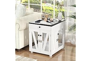 Small Dog Crate End Table: Stylish Furniture with Convenience