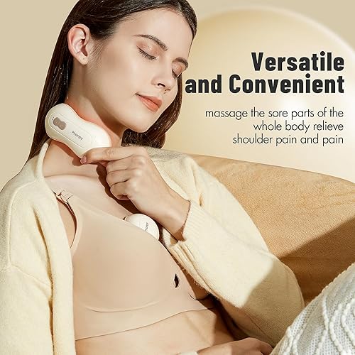 Miniatura 5 de Phanpy Masajeador de lactancia, masajeador de senos para lactancia materna, esenciales para la lactancia materna, múltiples modos 2 en 1 de