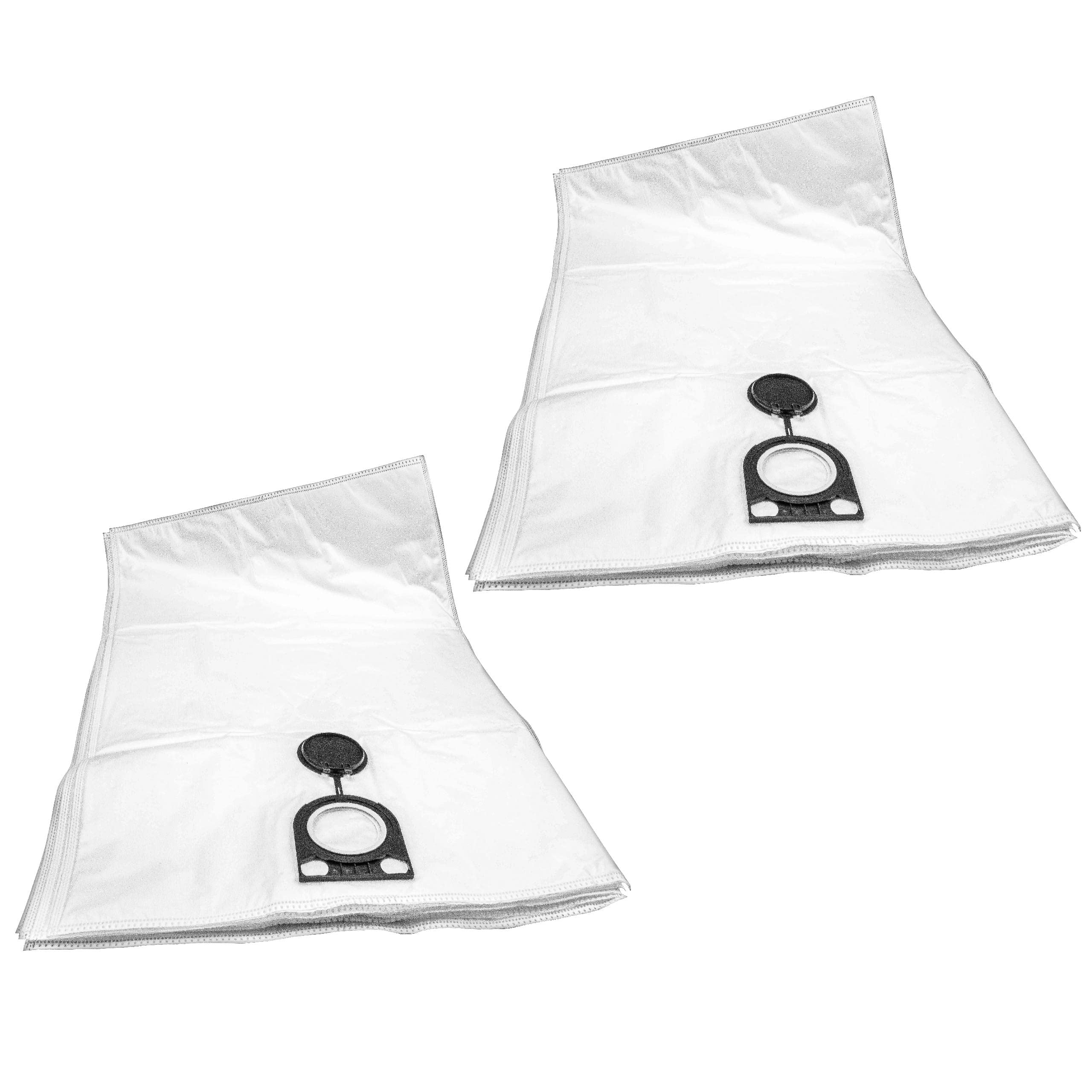 vhbw 10x sacchetto compatibile con Bosch PAS 850, PAS 11-21, PAS 12-27, PAS 800 aspirapolvere - microfibra, 50cm x 33cm Bianco