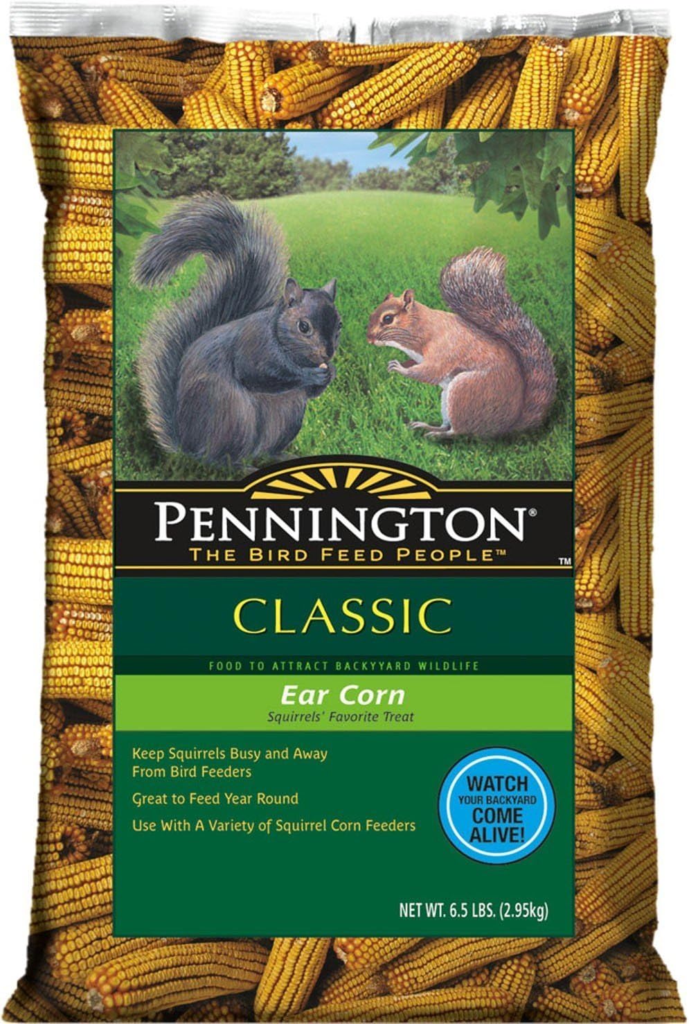 Pennington Ear Corn on Cob Squirrel Food, 6.5-Pound (2)