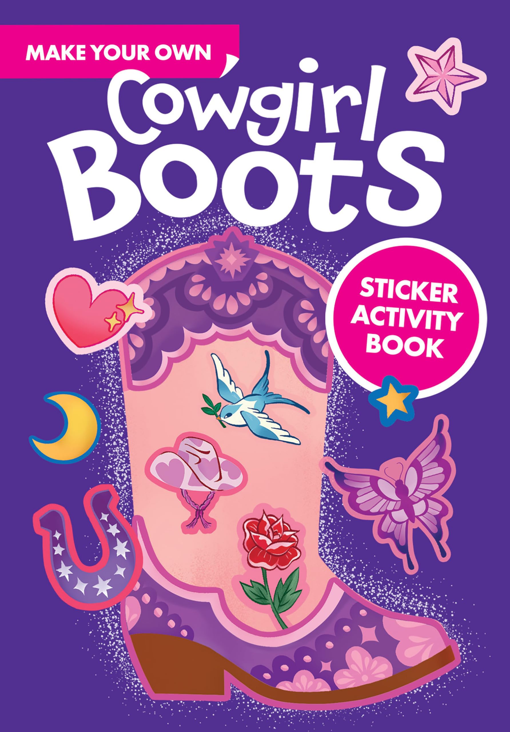 Make Your Own Cowgirl Boots Sticker Activity Book (Little Activity Books)