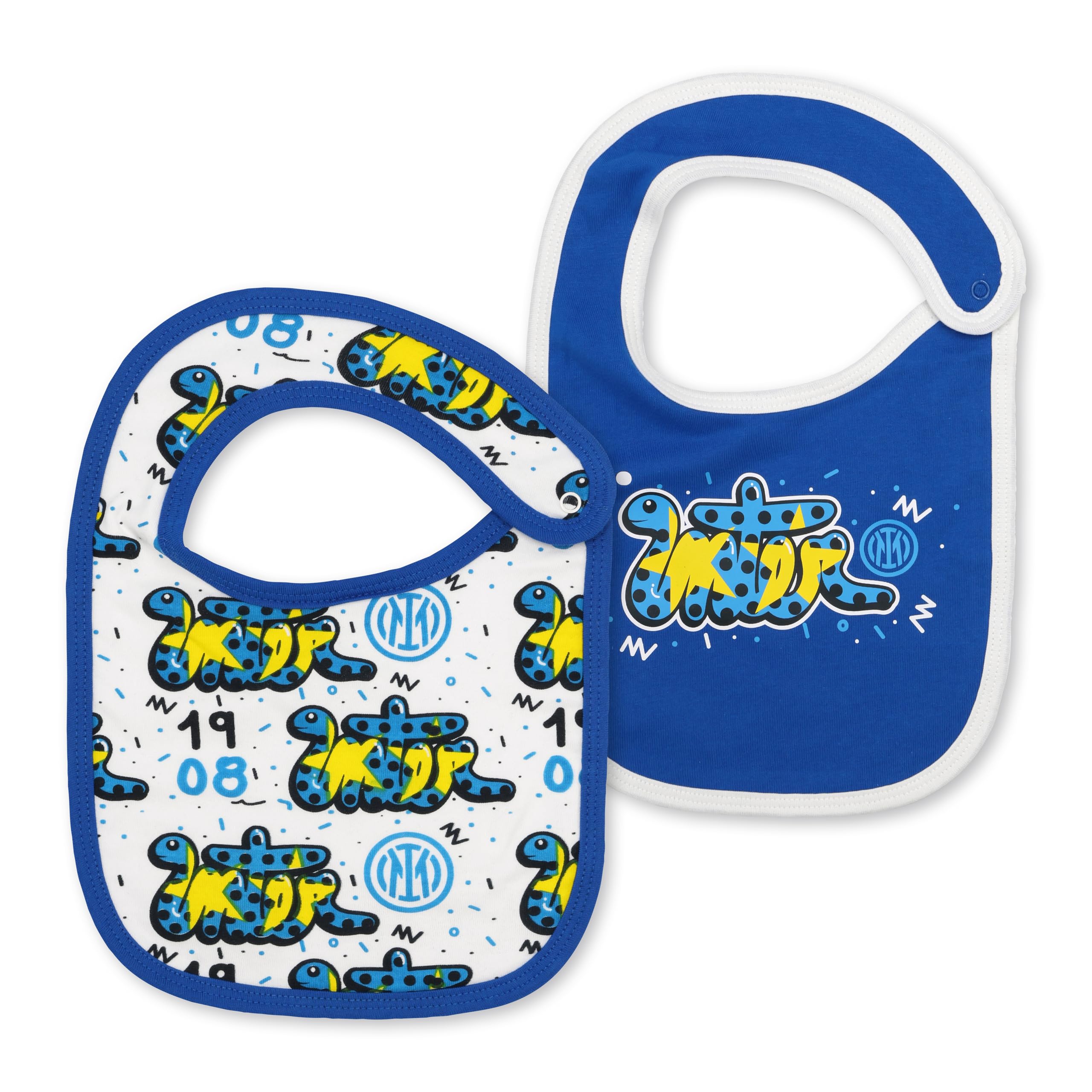 Inter - Set Bavaglini Baby Snake Neonato
