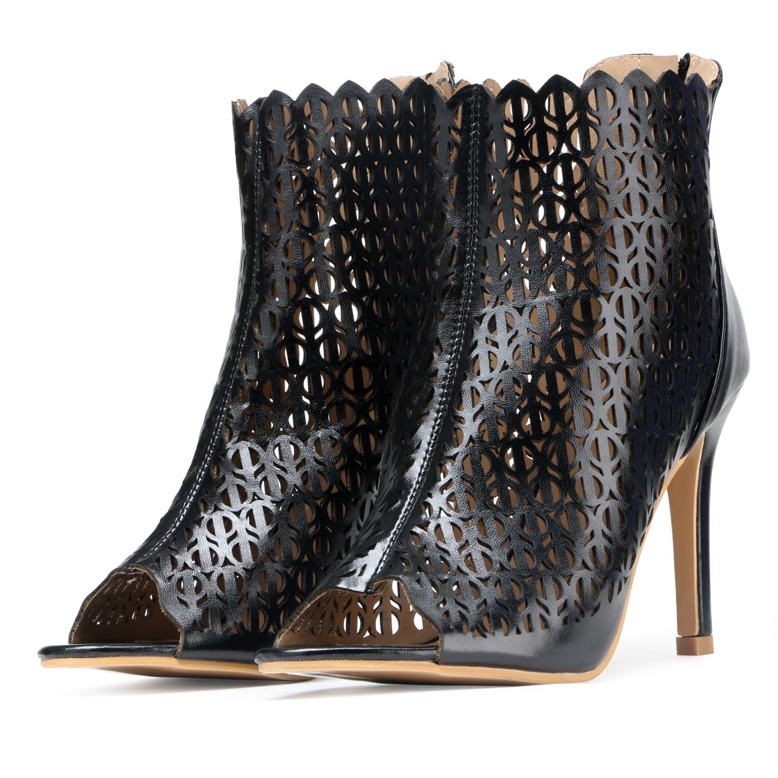 ESCARO ROYALE Cecilla High Heel Zipper Boots for Women