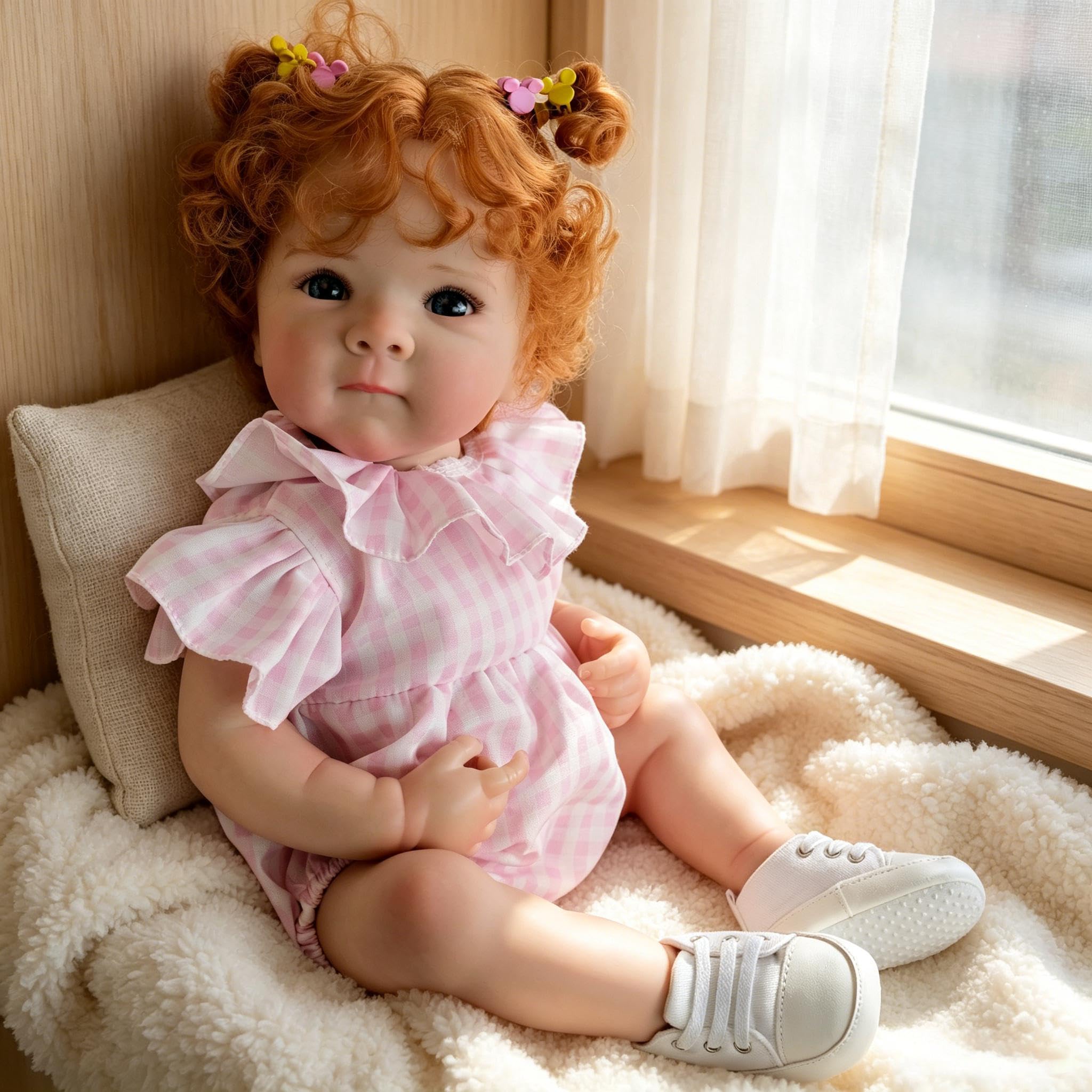 RXDOLL Realistyczne lalki Reborn Baby Dolls silikonowe na całe ciało, winylowe, 45 cm, realistyczna, dla dziewczynki, anatomicznie poprawne, prawdziwe życie, pełna silikonowa lalka niemowlęca z