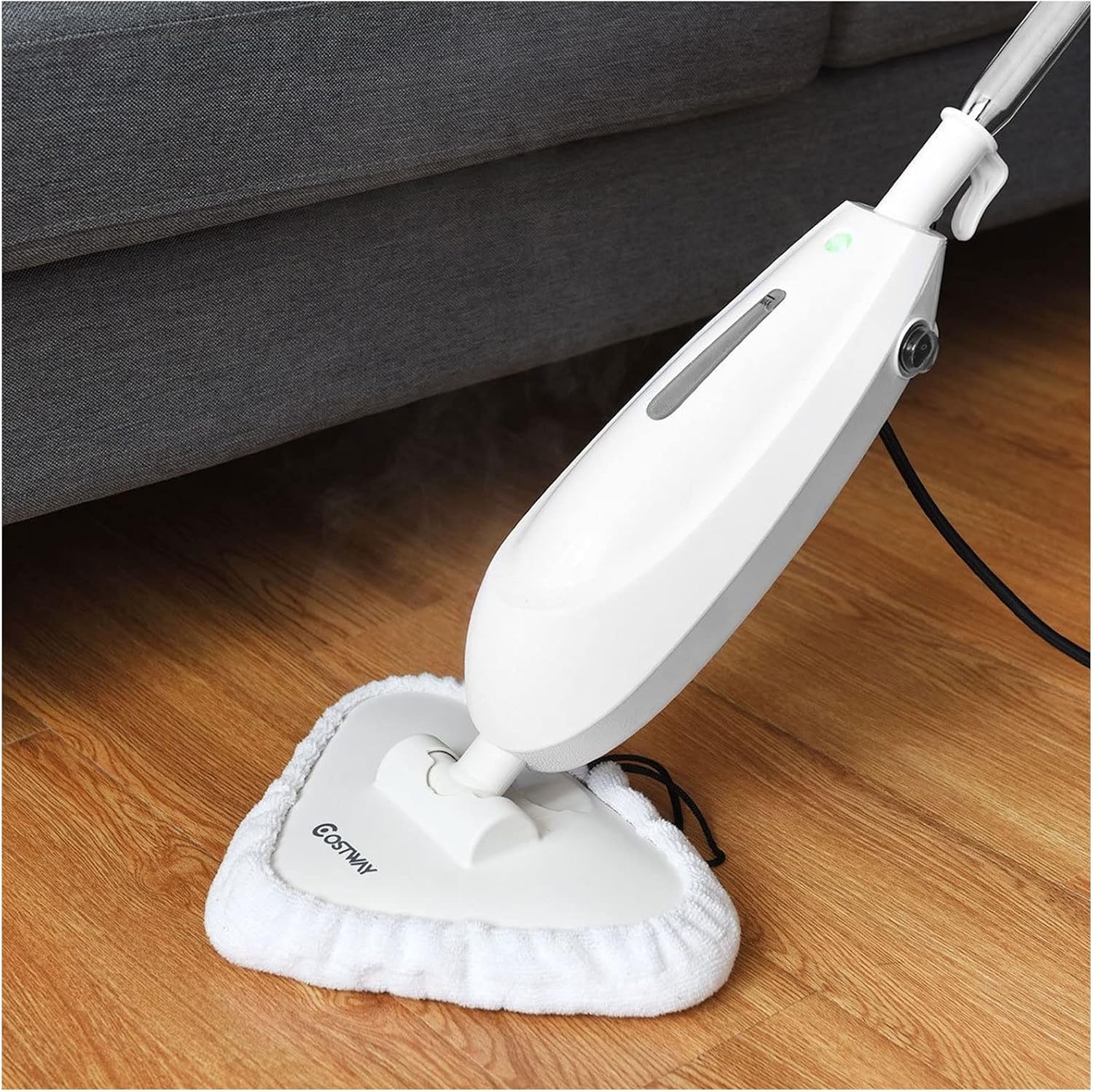 12 PCS Replacement Triangle Steam Mop Pads Reusable Washable Microfiber Steamer Cleaning Pads Compatible for Steamboy X5 H2O H20 S302 S001
