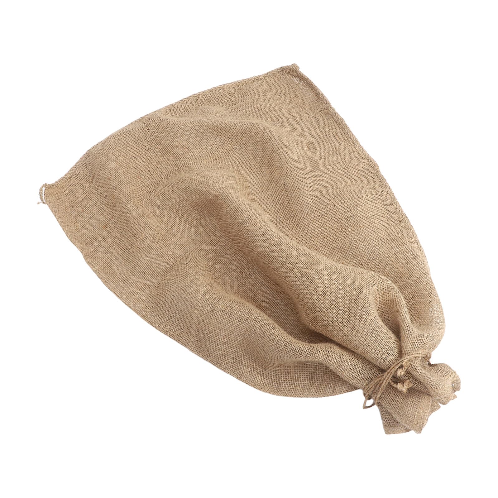 Abaodam 2 Pezzi Coperture per Piante in Iuta Antigelo con Coulisse Regolabile 80X100 CM, Sacchi Isolanti Riutilizzabili per Protezione Invernale di Arbusti e Alberi da Frutto, Resistente a