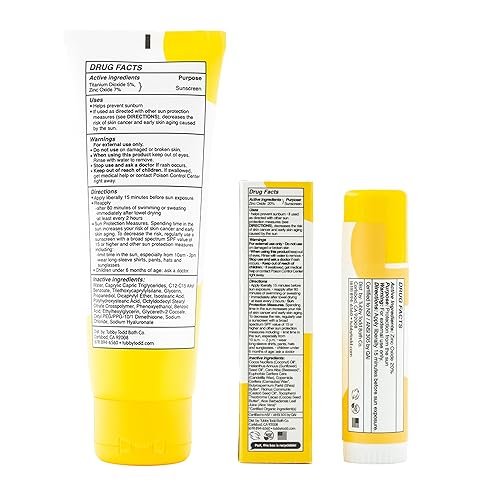 Miniatura 8 de Tubby Todd Kit de protector solar mineral para rostro y cuerpo para bebés, niños pequeños y niños, protector solar de 4 onzas líquidas y paquete de