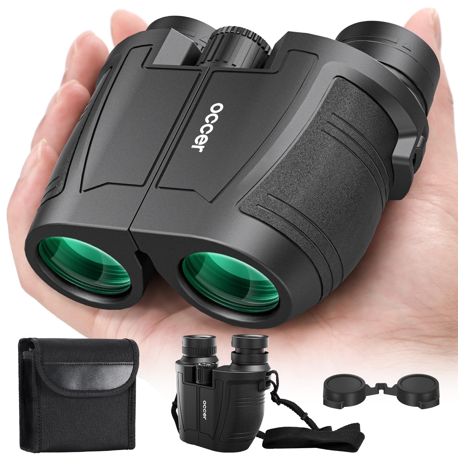 Occer 12x32 Compact Binoculars for Adults High Powered
