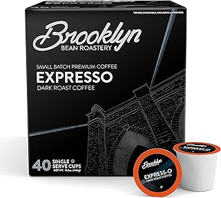 Sponsored Ad - Brooklyn Beans Express-O Gourmet Coffee Pods, Compatible with 2.0 Keurig K Cup Brewers, 40 Count