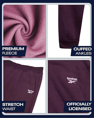 Miniatura 10 de Reebok Conjunto deportivo para niña, sudadera con capucha y pantalones deportivos de 2 piezas, conjunto deportivo para niñas (4-12)