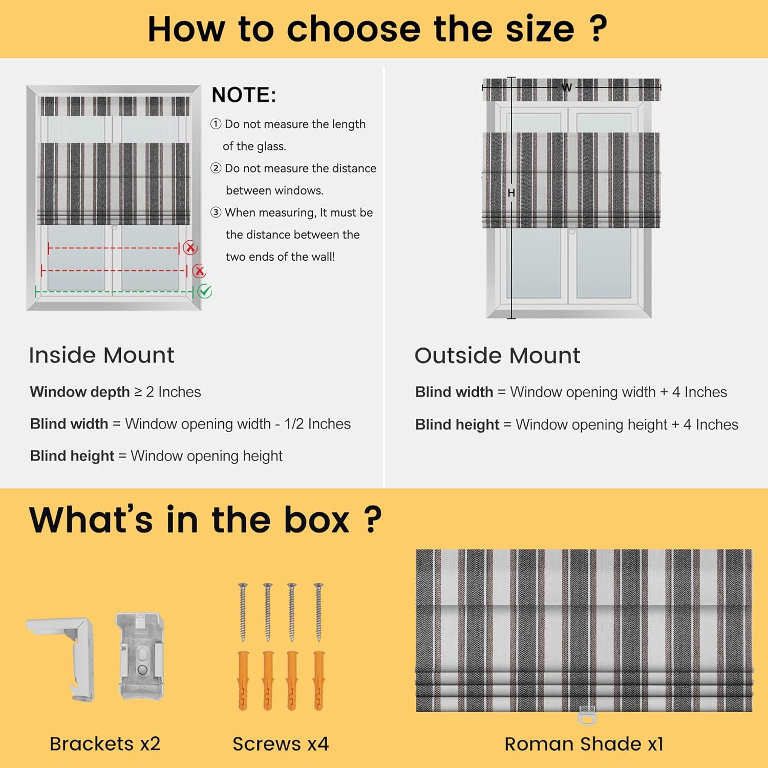 Top Down Bottom Up Roman Shades for Windows,Classic Stripe Custom Roman Blinds,UV Protection,Privacy Window Shades,Easy to Install,70% Blackout Blue Striped,Custom Size