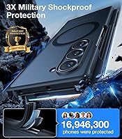 Vista 3 de TORRAS Funda magnética a prueba de golpes compatible con Samsung Galaxy Z Fold 6 con soporte para S Pen [compatible con Magsafe]