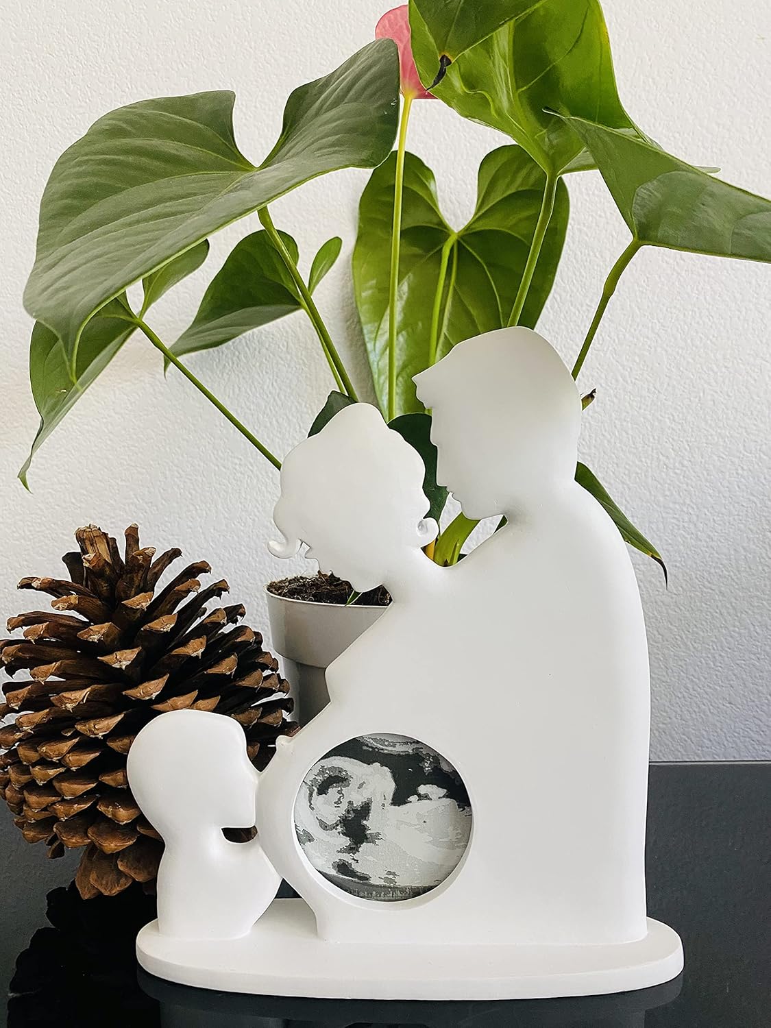 Ultrasound Picture Frame Gender Reveal New Parents Pregnant Mom Pregnancy Love Gifts Baby First Sonogram Frames (Ultrasound Picture Frame - Family of 4)