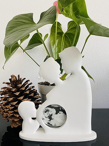 Miniatura 1 de 3MAZINGS Marco de fotos de ultrasonido para revelación de género para nuevos padres, madres embarazadas, embarazo, regalos de amor, primer marco de