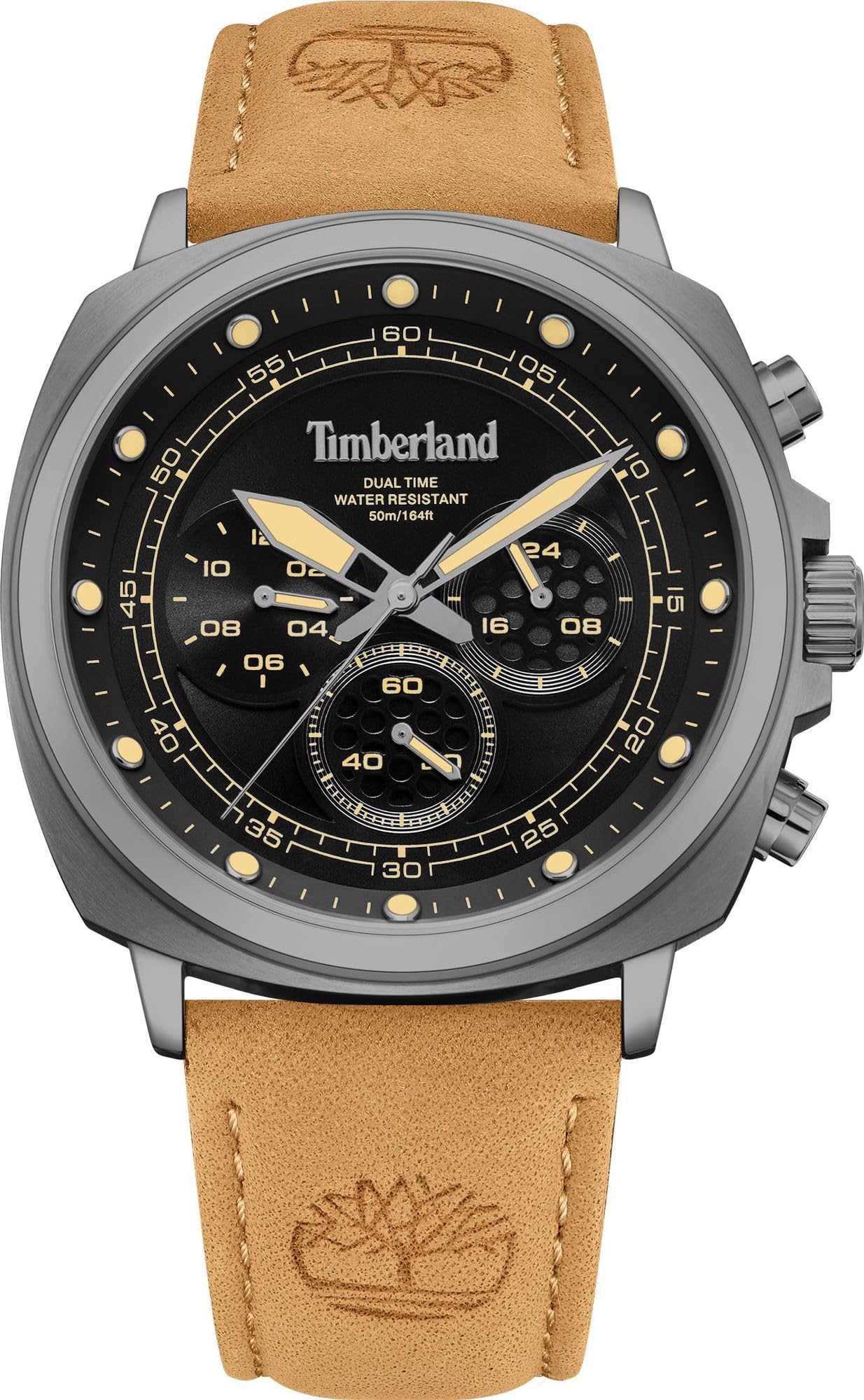 Timberland Men's Analogue Quartz Watch with Leather Strap TDWGF0042002
