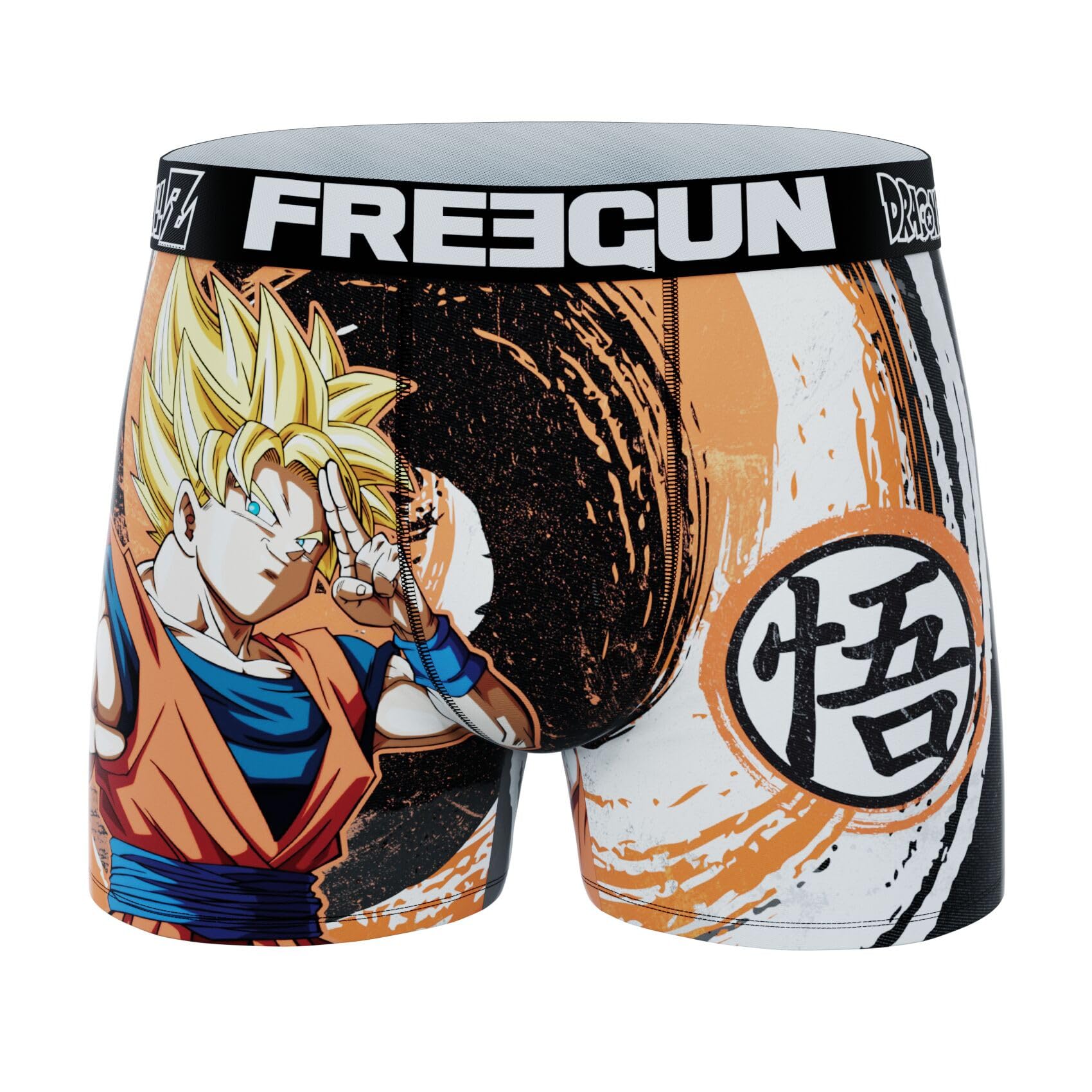 FREEGUN Boxer Enfant Dragon Ball Z, Caleçon Garçon Goku, Vegeta et Picolo (Lot de 3)