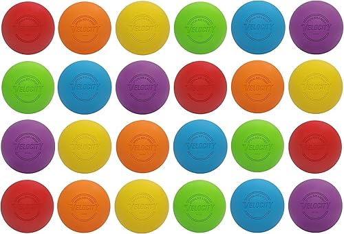 Miniatura 122 de Pelotas de lacrosse Velocity - 1, 2, 3, 6, 12, 18, 24, 36, 60 y 120 paquetes - para práctica, tamaño oficial aprobado por la NFHS y la universidad