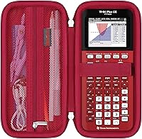 Vista 14 de Elonbo Funda de transporte para calculadora gráfica a color Texas Instruments TI-84 Plus CE/TI-84 Plus/TI-83 Plus/TI-83 Plus CE, bolsillo de malla