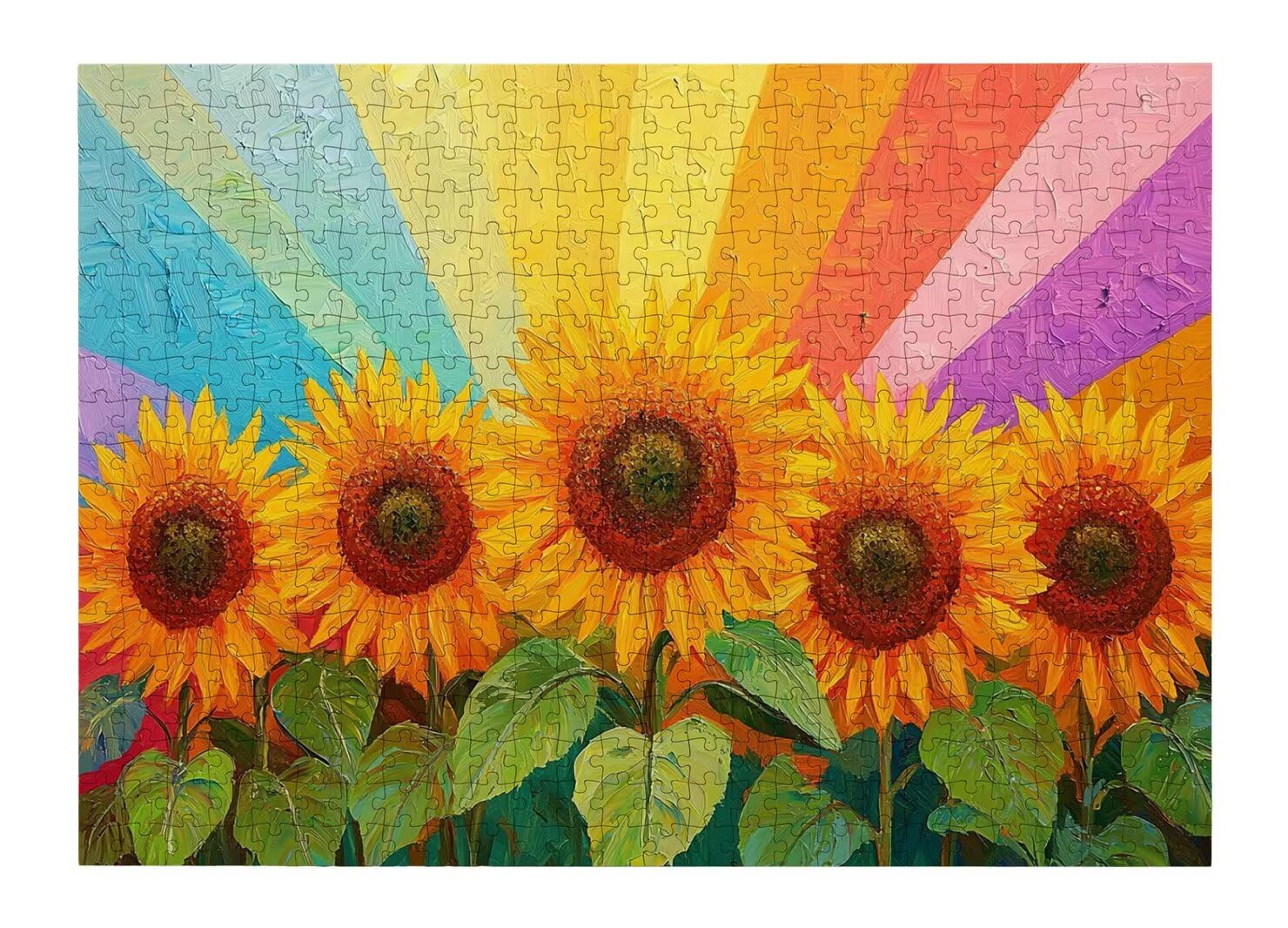 Puzzle 1000 Teile, Sonnenblume Puzzle Erwachsene, Klassische Puzzles -4844