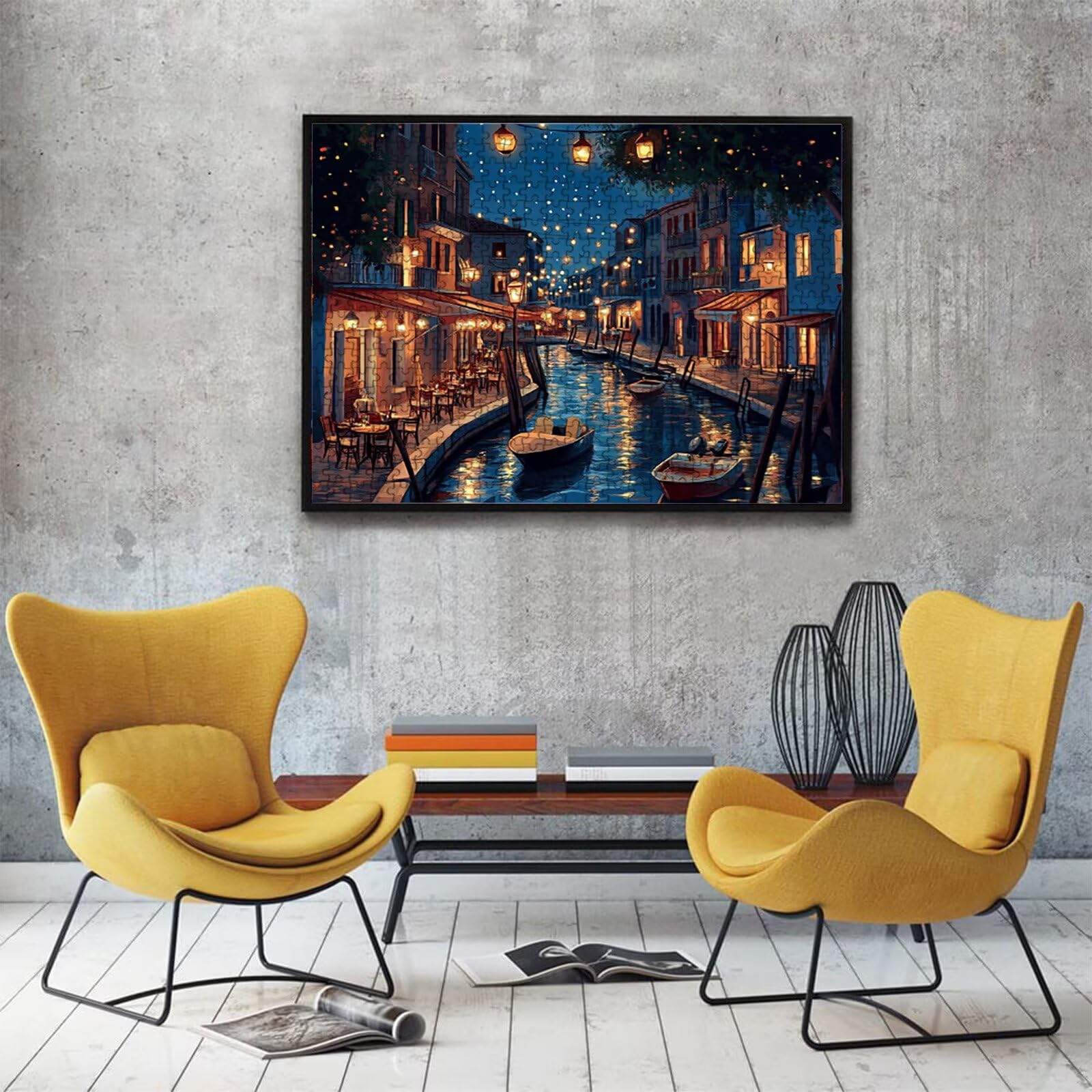 Puzzle leggero Venezia, Puzzle Adulti 3000 pezzi, Puzzles Legno con Squisita Scatola di Imballaggio, Rompicapo per Esperti con Incastro Perfetto, Stampa Alta Definizione, Regalo per Adulti W3H-760