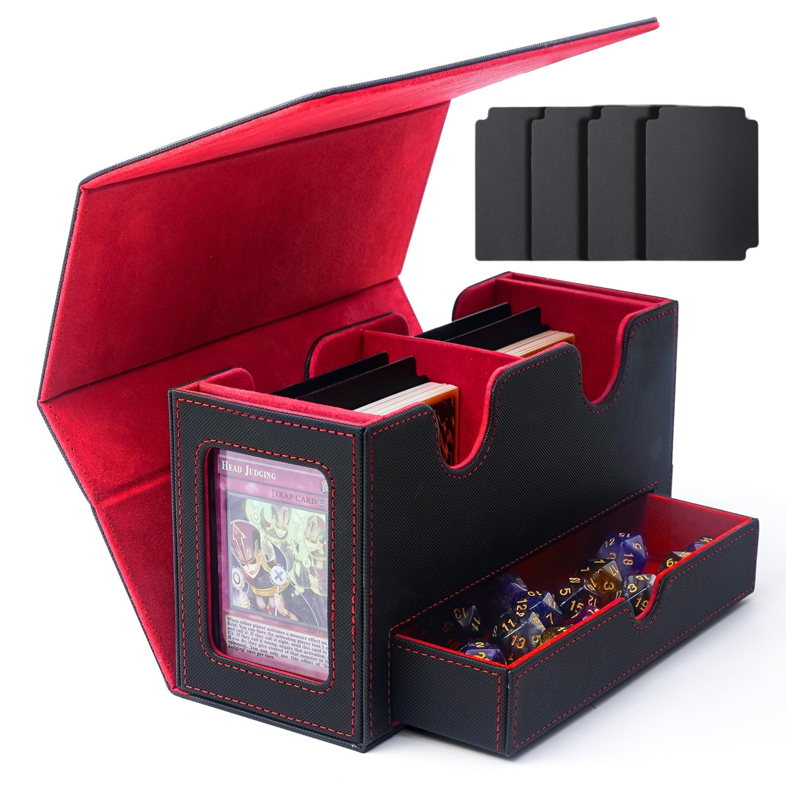 HSMH MTG デッキボックス コマンダーディスプレイ2枚付き310枚以上対応 Amazon.co.jp: MTGコマンダーカードディスプレイ付きカード