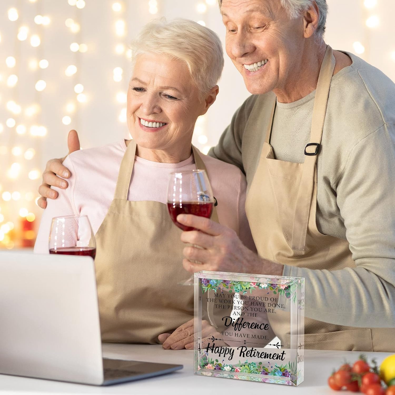 Chunful Retirement Gifts for Women Men May You Be Proud Keepsake and Paperweight Retirement Plaque Inspirational Farewell Gifts for Retired Teacher Police Firefighter(Square) - Image 5