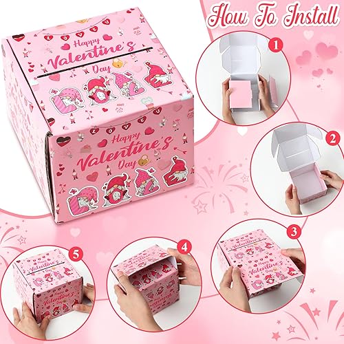 Miniatura 3 de Arrowbash Caja de dinero para el día de San Valentín para regalo en efectivo, juego de tirar, rollo de dinero, caja de regalo de bricolaje,