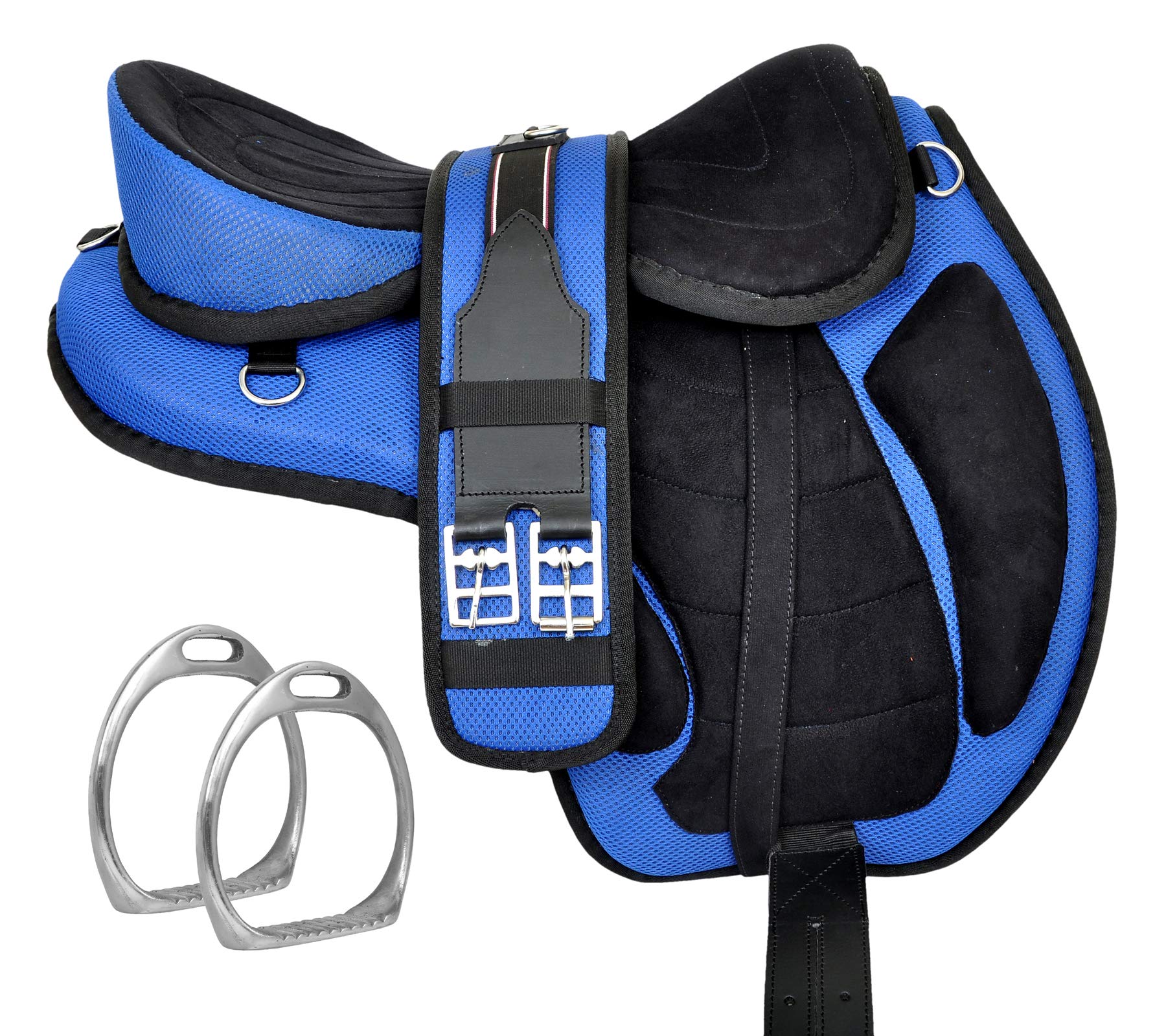 Y Et Z Entreprises Synthétique Sans Arçon Freemax Western Selle De Cheval Taille Au Siège DE 45,7 Cm 38,1 Cm Disponible Obtenez 1 Sangle Assorti Avec