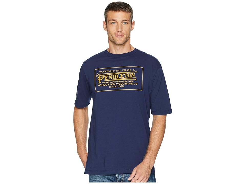 

Pendleton Logo Tee (Dark Navy) Men's T Shirt